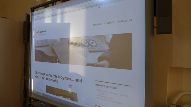 Unser Blog, schulkunft.de, smartboard